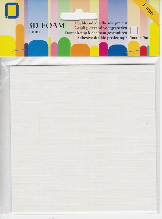 800 3D Double Sided Adhesive Foam Pads For Decoupage, Card Making & Scrapbooks