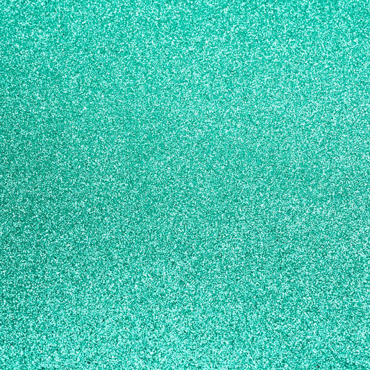Turquoise Glitter Card for Wedding Invitations and DIY Projects
