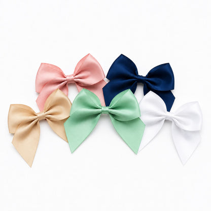 10cm Large Satin Gift Bows – Self-Adhesive