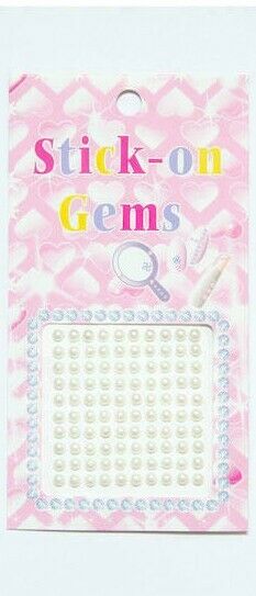 Self Adhesive Pearl Gems for Card Making Scrapbook Embellishments Wedding Craft