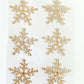 Christmas Snowflake Tree Wreath Diamante Gem Sticker Sheet Card Making Craft