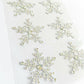 Christmas Snowflake Tree Wreath Diamante Gem Sticker Sheet Card Making Craft