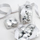 Chocolate Wedding Favours Belgian Chocolate Silver Foil Wrapped Heart Chocolates Gift Box Chocolates Without Gift Wrap