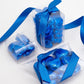 Chocolate Wedding Favours Belgian Chocolate Royal Blue Foil Wrapped Heart Chocolates Gift Box Chocolates Without Gift Wrap