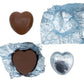 Chocolate Wedding Favours Belgian Chocolate Pale Blue Foil Wrapped Heart Chocolates Gift Box Chocolates Without Gift Wrap