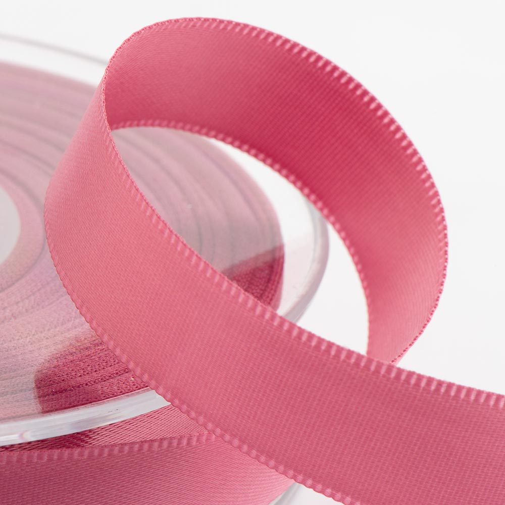 Antique Pink double-sided satin ribbon available in widths from 3mm to 50mm