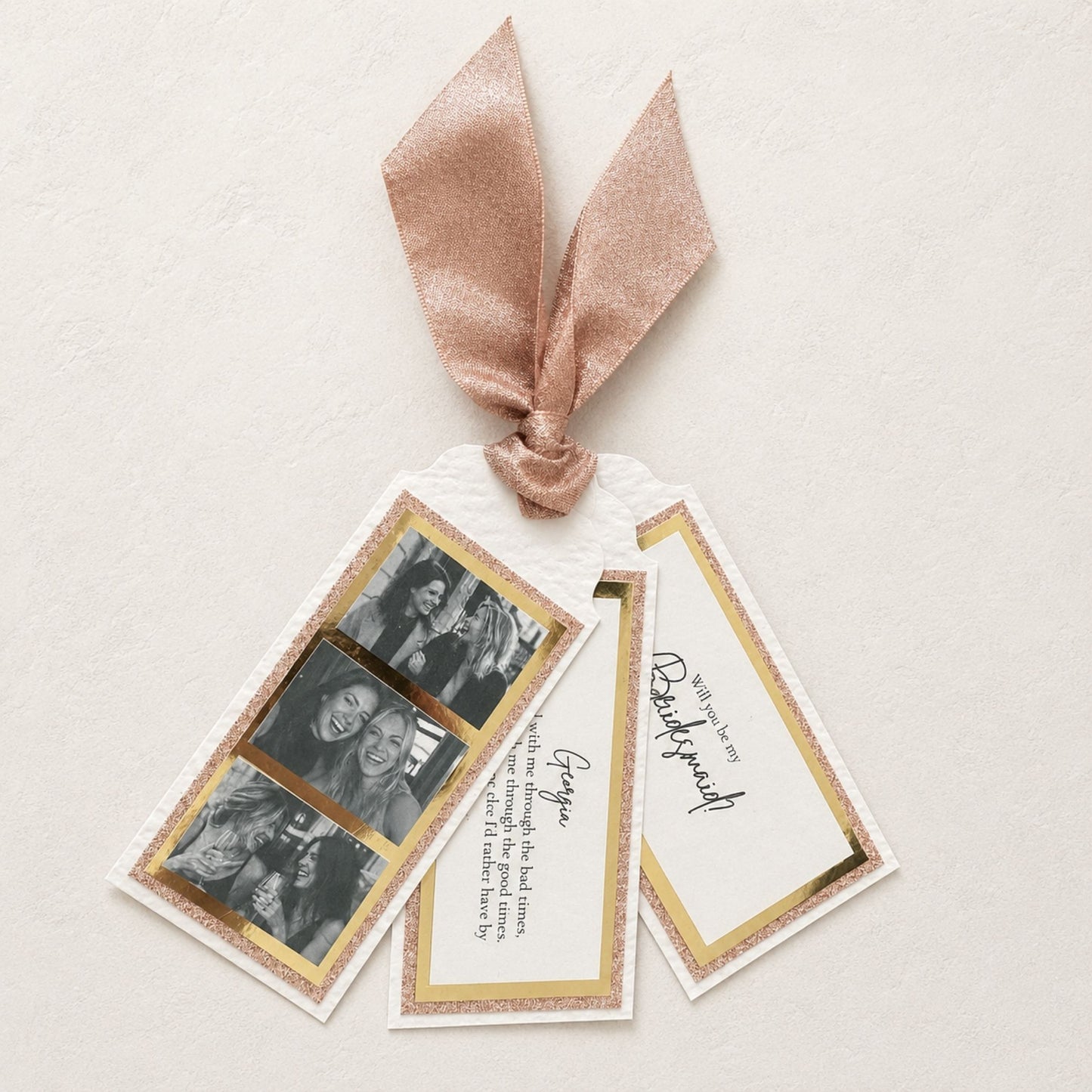 Personalised Bridesmaid Proposal Card with Photos