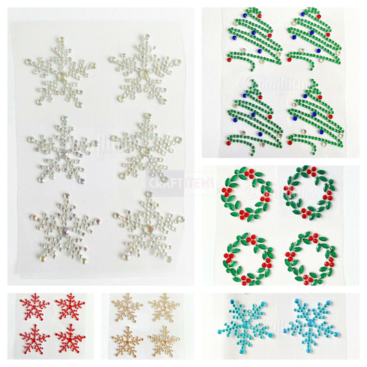 Collection christmas gem stickers