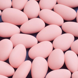 Pink sugar almonds for wedding favours and bridal shower gifts