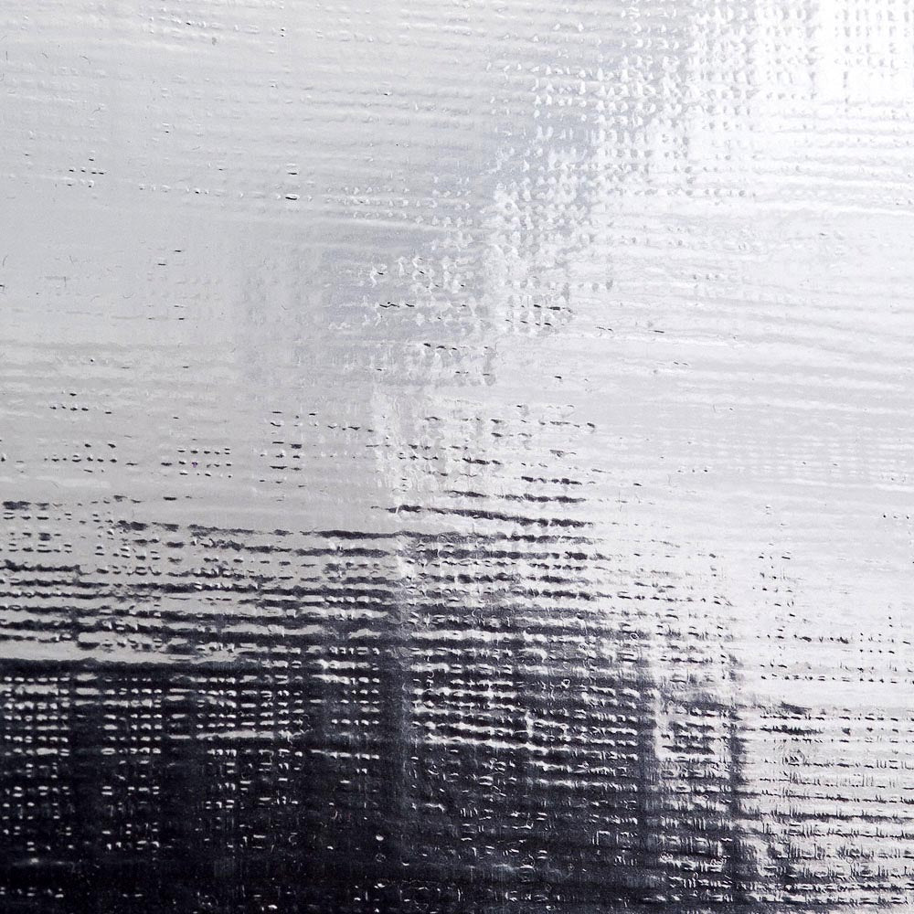 Close-up of the silver textured silk finish used on the favour box