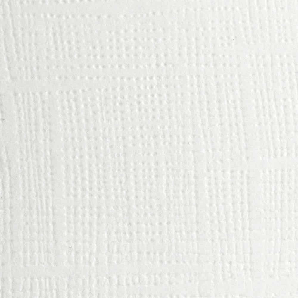 Close-up of the white textured silk finish used on the favour box
