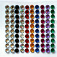 Self Adhesive Stick On Diamante Flat Back Rhinestone Gems Multi Colour Art Craft
