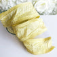 Yellow Easter Wired Ribbon For Bow Making Spring Wreath Decoration Gift Wrap
