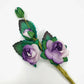 Mulberry Paper Rose Flowers Mini Floral Spray Card Embellishments Art Crafts DIY