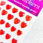 Heart Diamante Stickers Self Adhesive Stick On Gems DIY Card Crafts Rhinestone
