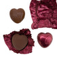 Chocolate Wedding Favours Belgian Chocolate Burgundy Red Foil Wrapped Heart Chocolates Gift Box Chocolates Without Gift Wrap