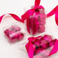 Chocolate Wedding Favours Belgian Chocolate Hot Pink Foil Wrapped Heart Chocolates Gift Box Chocolates Without Gift Wrap