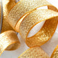 Berisfords Dark Gold Sparkly Lame Metallic Glitter Ribbon 7, 15, 25, 40mm