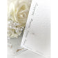 A6 Card Blanks White Hammer Effect With Silver Foil Wedding Script 10pk With Envelopes- Clearance-The Creative Bride