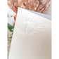 Tall DL Card Blanks White Pearl With Wedding Bells 10pk - Clearance-The Creative Bride
