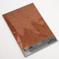 pack of 10 individual A4 sheets of brown glitter cardstock