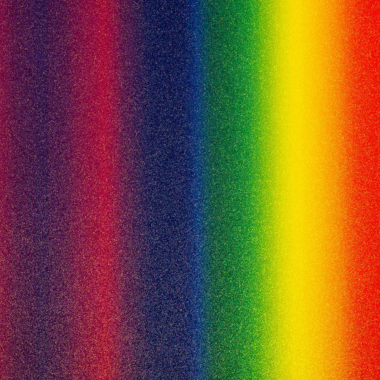 Rainbow A4 Glitter Card Sheets in Bright Multicolours