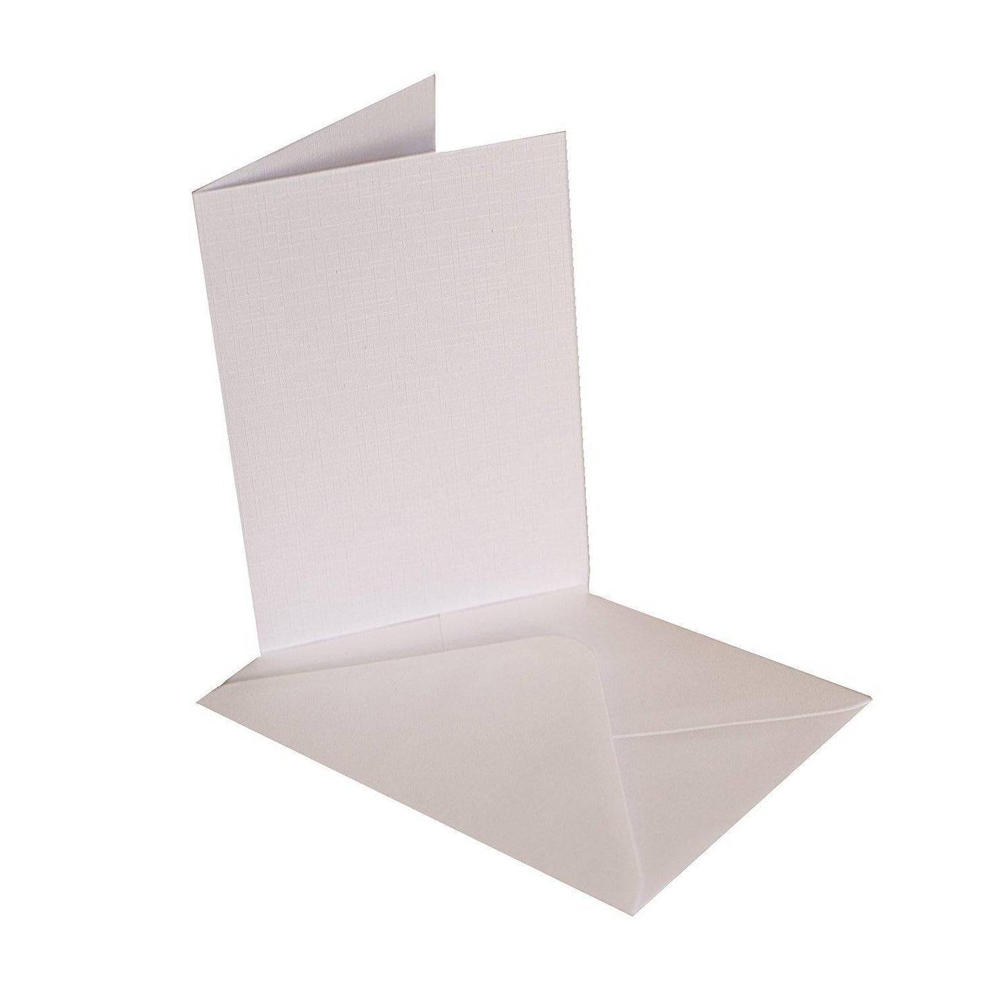 Card Blanks & Smooth Envelopes Single Fold Linen Finish A5 / A6-The Creative Bride