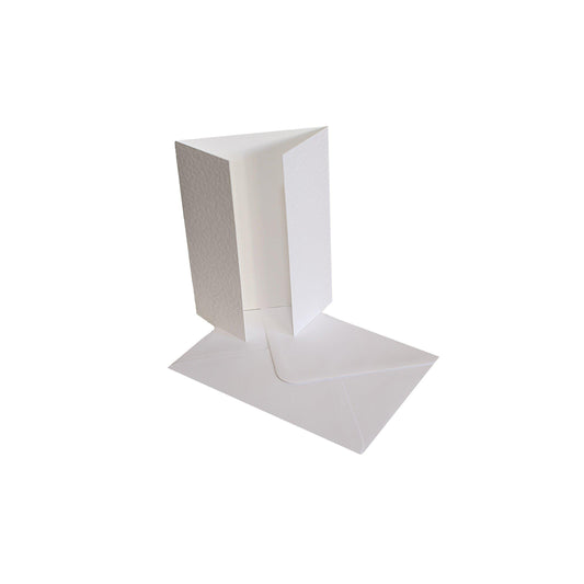 Craftitems Gatefold Card Blanks & Envelopes Hammer Finish A5 / A6-The Creative Bride
