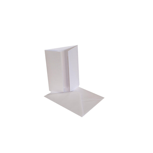 Craftitems Gatefold Card Blanks & Smooth Envelopes Linen Finish A5 / A6-The Creative Bride