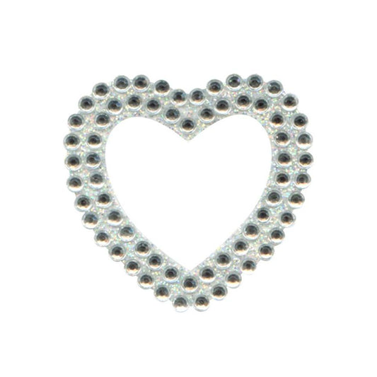 Eleganza Craft Self-Adhesive Heart Shape Rhinestone Stickers-The Creative Bride