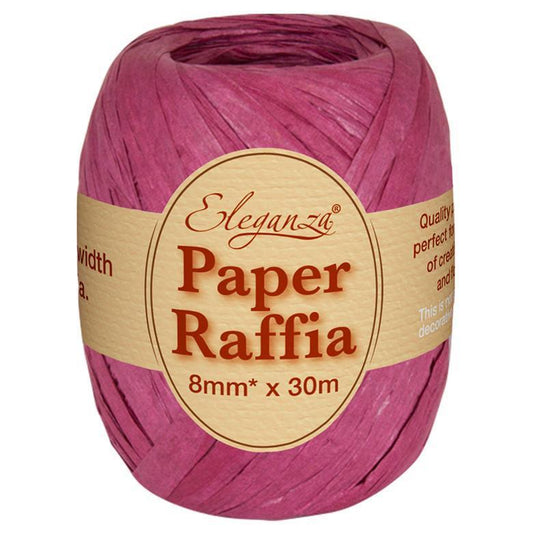 Eleganza Paper Raffia - Burgundy-The Creative Bride