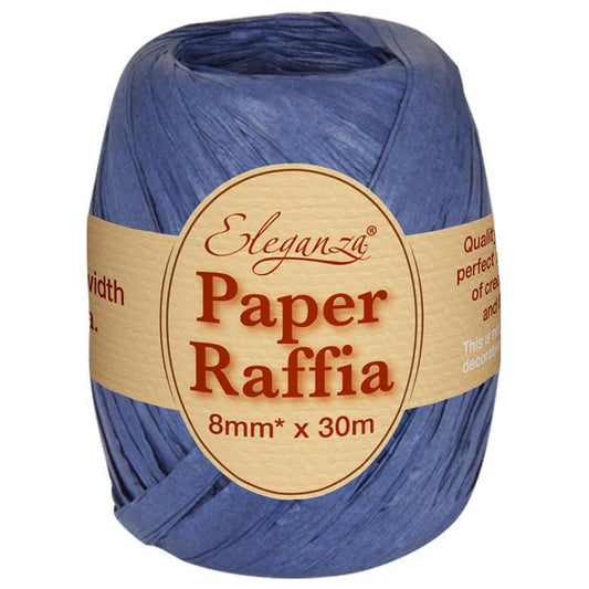 Eleganza Paper Raffia - Navy Blue-The Creative Bride