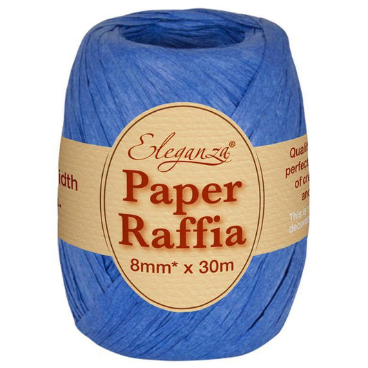 Eleganza Paper Raffia - Royal Blue-The Creative Bride