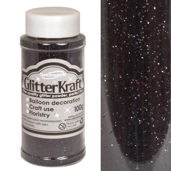 Glitter Kraft Fine Glitter Pot - Black-The Creative Bride