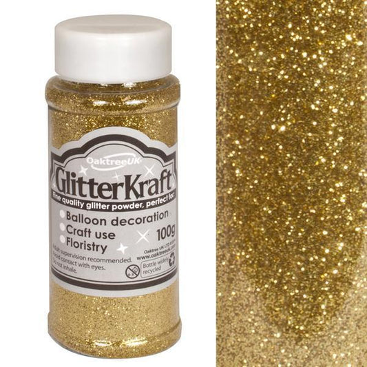 Glitter Kraft Fine Glitter - Metallic Gold-The Creative Bride