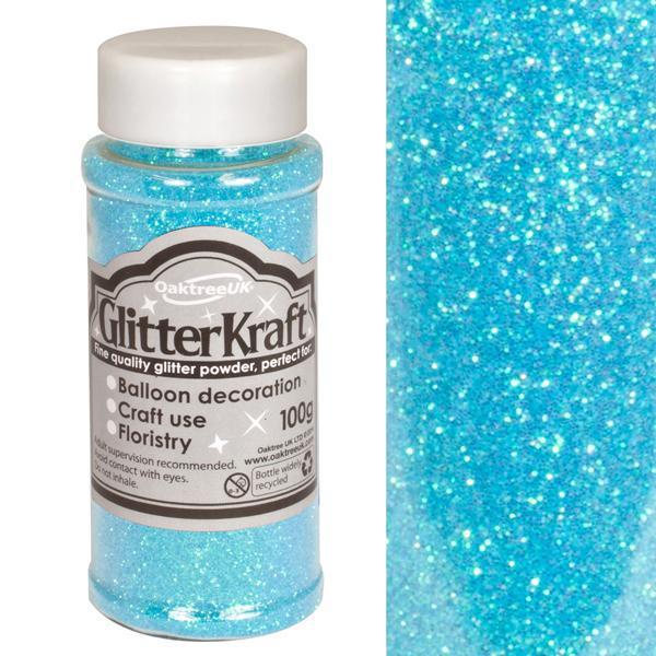 Glitter Kraft Fine Glitter Pot - Topaz Blue-The Creative Bride