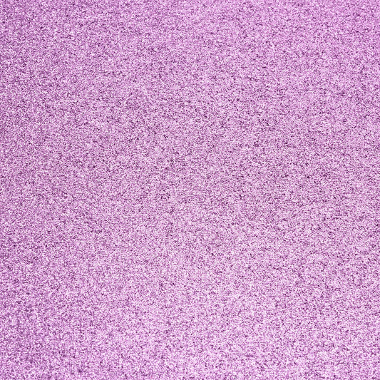 Lilac purple A4 non-shed glitter card with a fine textured sparkle finish for luxury wedding stationery