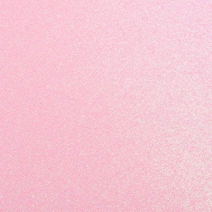 Pale Baby Pink A4 non-shed glitter card with a fine textured sparkle finish for luxury wedding stationery