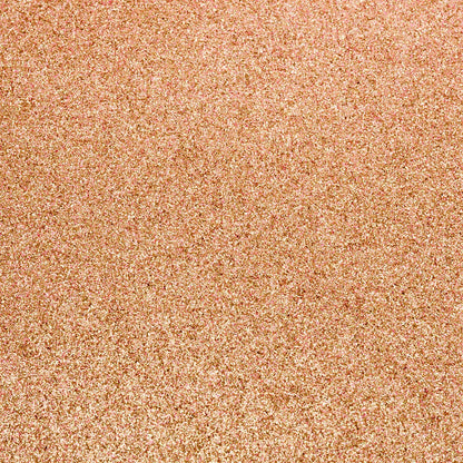 Peach A4 non-shed glitter card with a fine textured sparkle finish for luxury wedding stationery