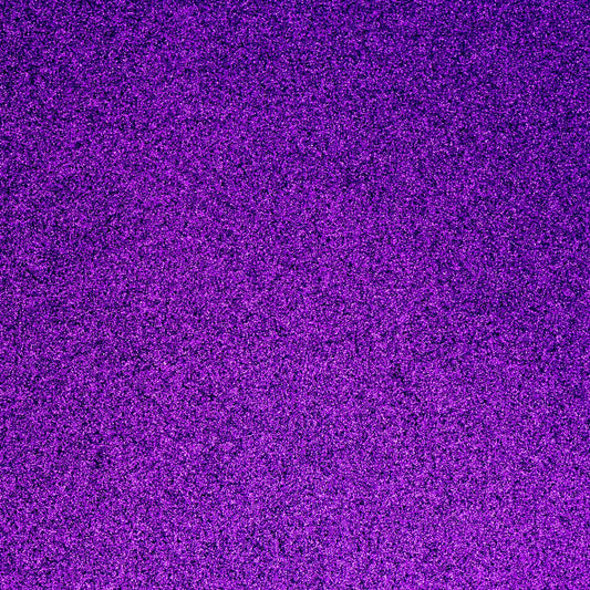 Purple A4 non-shed glitter card with a fine textured sparkle finish for luxury wedding stationery
