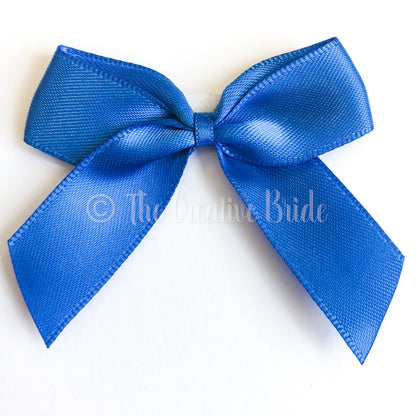 Royal Blue Self Adhesive Satin Ribbon Bow