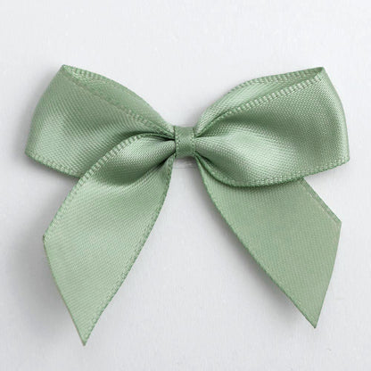 Sage Green Self Adhesive Satin Ribbon Bow
