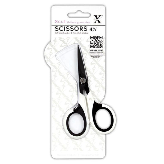 Xcut 4.5" Micro Craft Scissors (Soft Grip & Non-Stick)-The Creative Bride