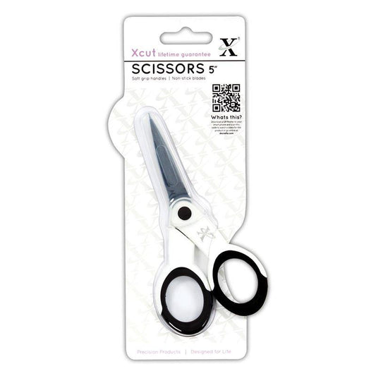 Xcut 5" Precision Scissors (Soft Grip & Non-Stick)-The Creative Bride